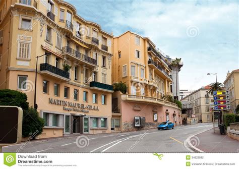 Monaco Architecture Of Residential Buildings Editorial Photography