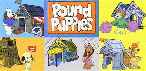 Here, the pound puppies lived at the pound, but could get out. Pound Puppies and All New Pound Puppies