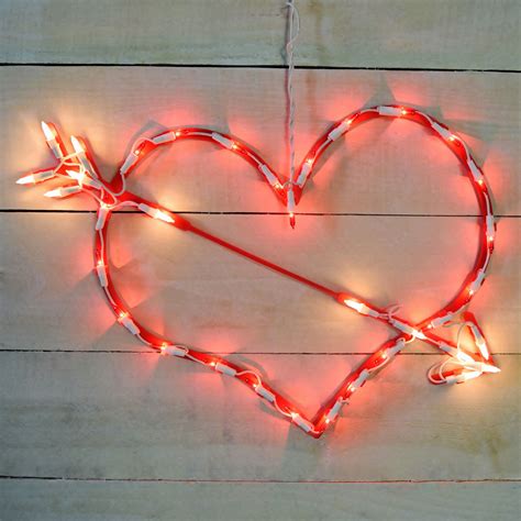 Valentine Heart Lighted Sculpture 35 Lights