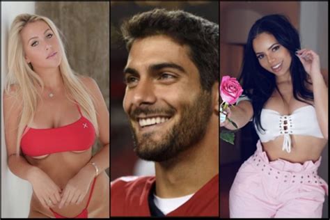 Check Out Jimmy Garoppolo Shooting His Shot At Two Ig Models Before Valentines Day Pics Vids