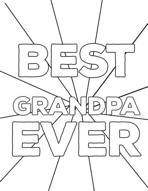 Happy birthday grandpa coloring pages happy. Happy Father's Day Coloring Pages Free Printables | Paper ...