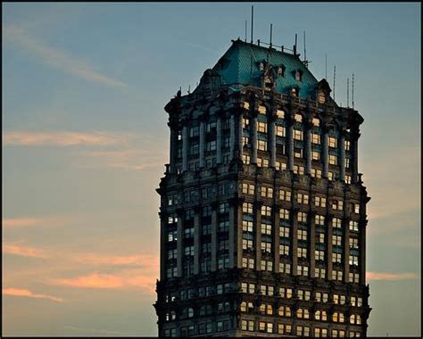 Book Tower And Book Building Abandoned Detroit Michigan