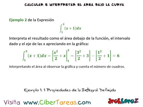 Ejemplos De Las Propiedades De La Integral Definida Cálculo Integral