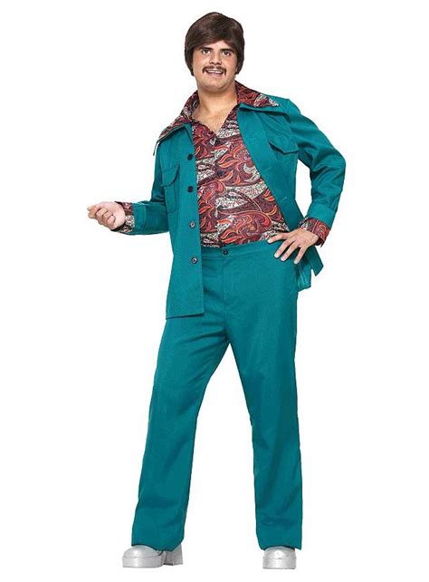70s Leisure Suit Turquoise