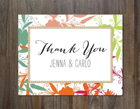 Sending a handmade thank you card is a great way to thoughtfully recognize what someone else has done for you. Thank You Card ~ Postcard Templates ~ Creative Market