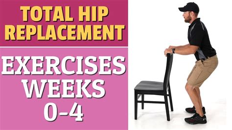 Total Hip Replacement Exercises 0 4 Weeks After Surgery Youtube