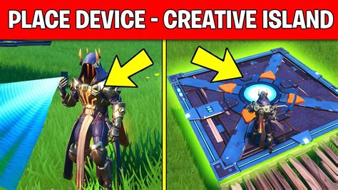 New *exotic* shadow tracker gun in fortnite! Place Devices on a Creative Island - DAY 13 REWARD (14 ...