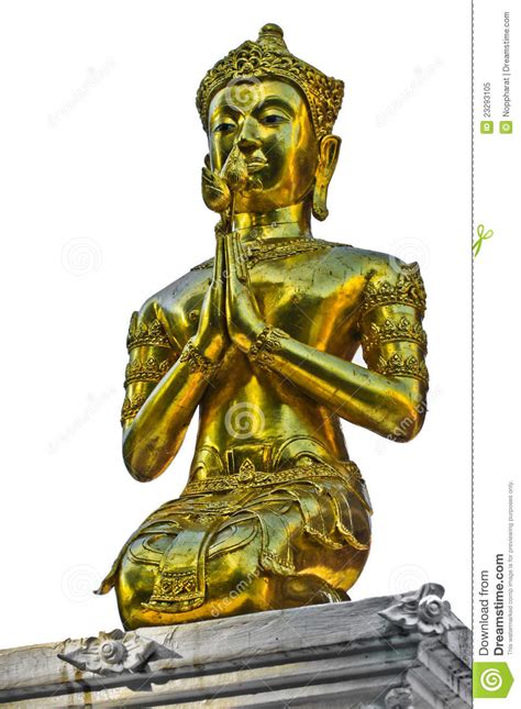 golden buddha ancient thai temples in northern stock image image of iron stone 23293105