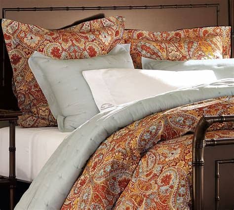 Buy online from our home decor products & accessories at the best prices. pottery barn harper paisley bedding | Then I'd have to get ...