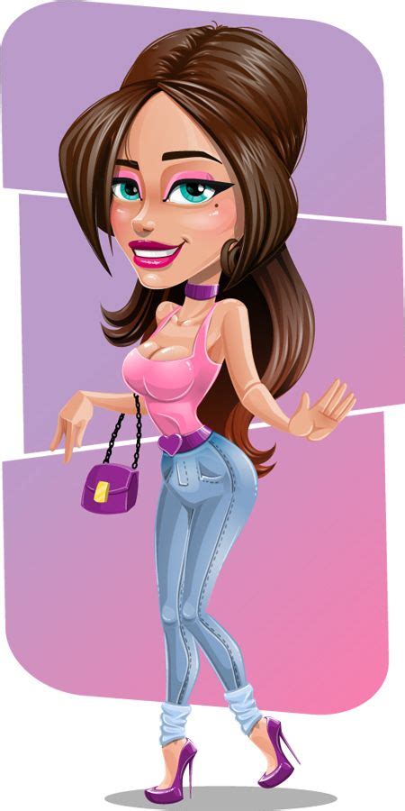 7 sexy vector girls that will blow your mind graphicmama blog cartoon characters vector