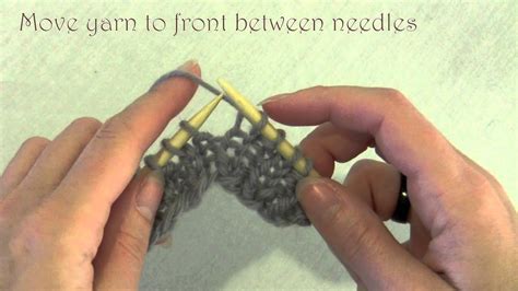Knitting How To Rib Continental Style Youtube
