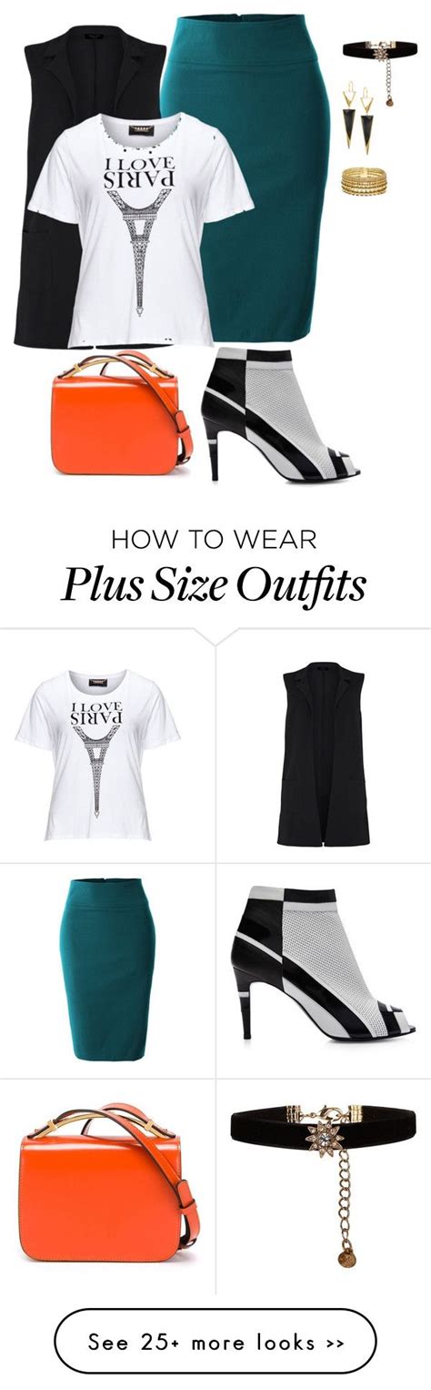 Plus Size Street Chic By Kristie Payne On Polyvore Featuring Le3no Carmakoma Pierre Hardy