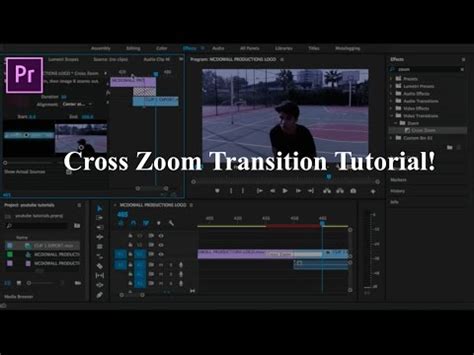 You have probably seen these multiple times in. Create a Cross Zoom Transition in Premiere Pro CC - YouTube