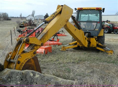 1986 John Deere 210c Backhoe In Russell Ks Item D6116 Sold Purple Wave