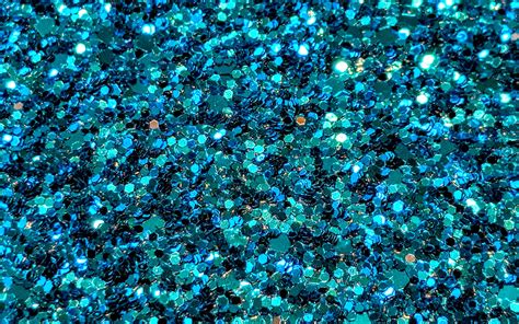 Blue Glitter Texture 4k Blue Background Turquoise Glitter Pattern