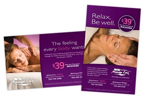Massage Envy Advertising Leaflets Flyers