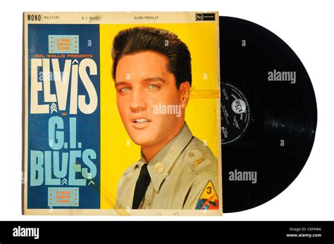 Elvis Presley Gi Blues Album Stock Photo Alamy