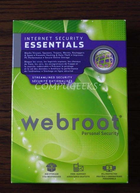 Key Emailed Webroot Secureanywhere Essentials 2024 3 Years 5 Devices
