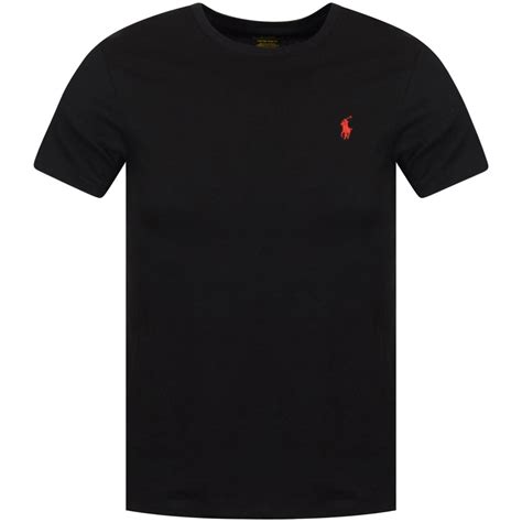 Polo Ralph Lauren Black Crew Neck T Shirt Men From Brother2brother Uk