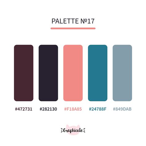 Color Palette With Hex Codes Hex Farbpalette Farbpalette Farben Lehre