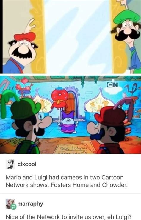 Mario And Luigi In Cartoon Network Super Mario Know Your Meme