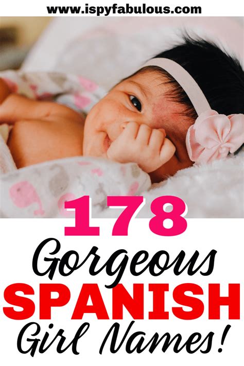 Special Spanish Girl Names For Your Beautiful Bebita I Spy Fabulous