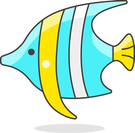 Fish Clip Art Simple Lovely Tropical Fish Clip Art Png Download