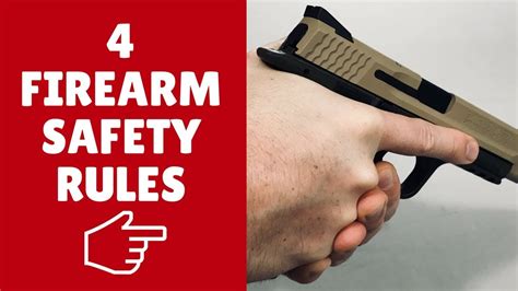🔫 Firearm Safety Rules How To Handle Any Gun Safely 4 Easy Rules 👌