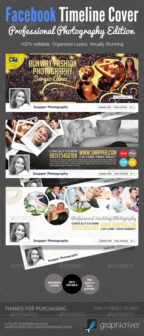 Pro Photography Facebook Timeline Covers By Shermanjackson Graphicriver