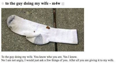 Husband Posts List Of Requests On Craigslist For Guy Doing His Wife