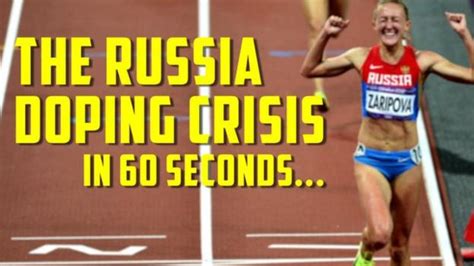 athletics russia doping crisis in 60 seconds bbc sport