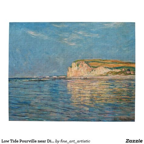 Browse thousands of art pieces in categories from fine art to pop culture or create zazzle heart #zazzle inspiration gallery featured makers featured designers designer collections. Low Tide Pourville near Dieppe Monet Fine Art Jigsaw ...