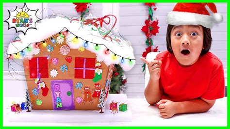 How To Make Diy Gingerbread House From Cardboard Holiday Crafts