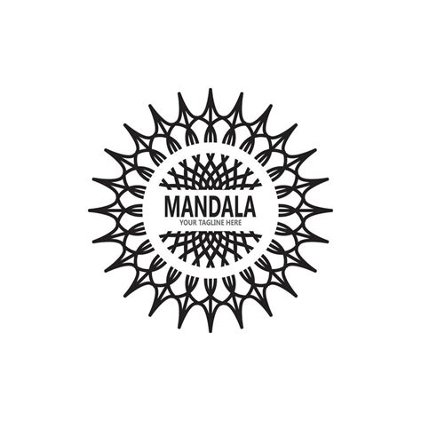 Mandala Logo Design Vector Illustration 7265022 Vector Art At Vecteezy