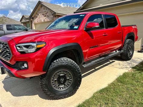 2021 Toyota Tacoma With 16x8 10 Black Rhino Armory And 28575r16
