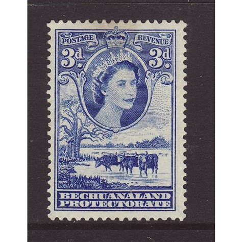 1955 Bechuanaland 3d Qe2 Mint On Ebid Ireland 79334495
