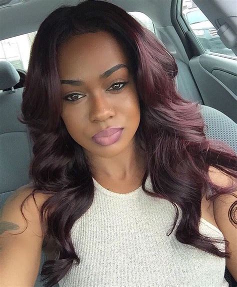 53 Top Photos Black And Burgandy Hair 9 Bomb Burgundy Hair Ideas Because Deep Red Is The New