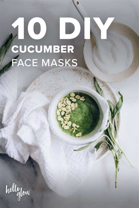 Cucumber Face Mask Recipes To Soothe Your Skin Hello Glow