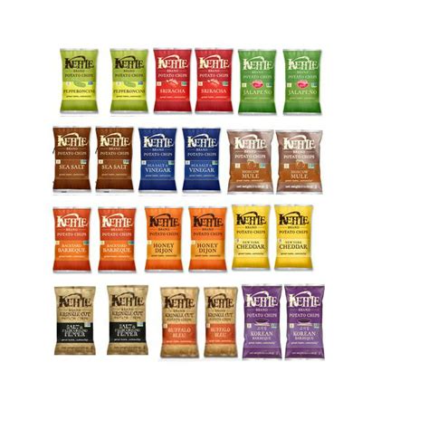 Kettle Chips 12 Flavor Variety Pack 2 Per Flavor 15 Oz 24pk
