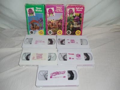 Lot Of Barney Vhs Tapes Barney And Friends Vintage Huge Lot Of Barney Friends Vhs Tapes