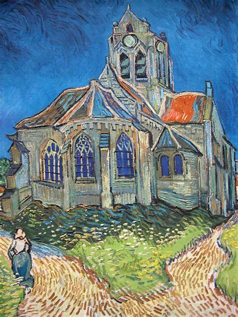 Paris Musee Dorsay Vincent Van Gogh 1890 Church At The Church In