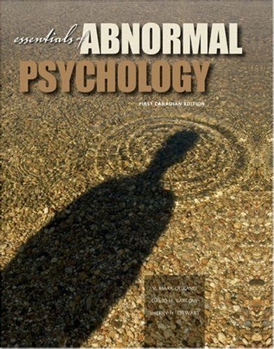Essentials Of Abnormal Psychology First Canadian Edition Vincent