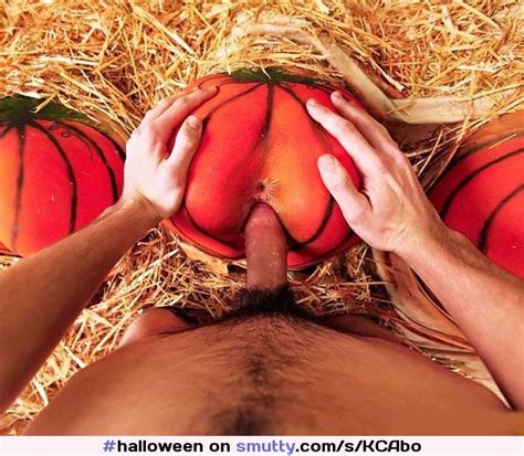 Halloween Bodypainting Pumpkin Fucking
