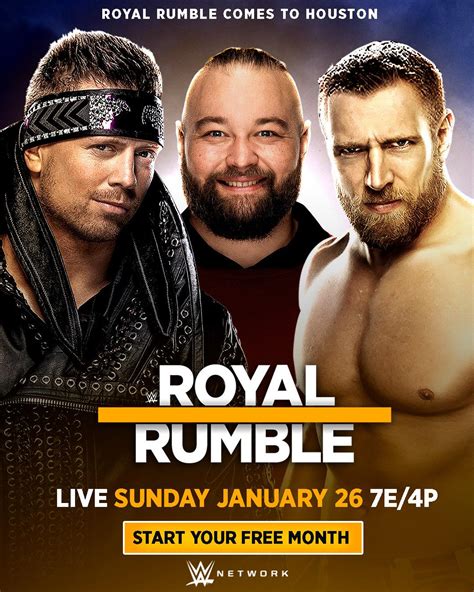 Wwe royal rumble (2020) card, start time, how to watch. Custom WWE Royal Rumble 2020 Poster : SquaredCircle