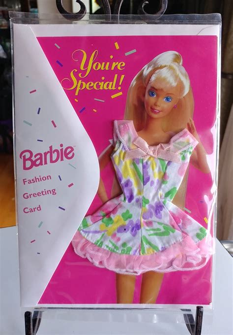 1994 Barbie Greeting Card Fashion 13038 0990 A Photo On Flickriver