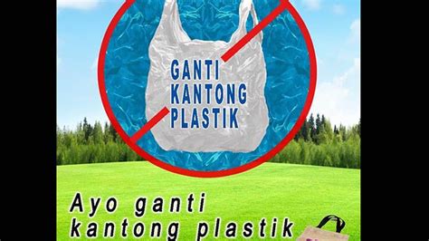 Poster Kurangi Sampah Plastik Sketsa