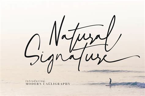 Free Natural Signature Script Font | Hey, fonts!