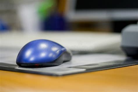 Computer Mouse On A Table Stock Photo Image Of Mouse 7401754