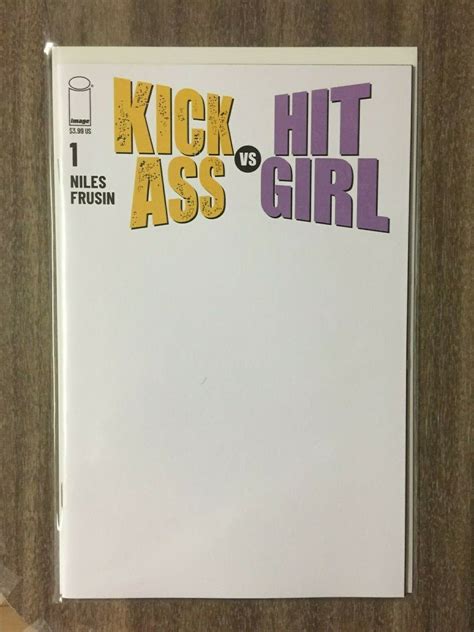 Kick Ass Vs Hit Girl 1 Blank Variant Cover E Legacy Comics And Cards