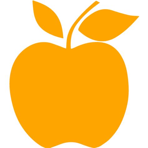 Orange Apple 2 Icon Free Orange Fruit Icons